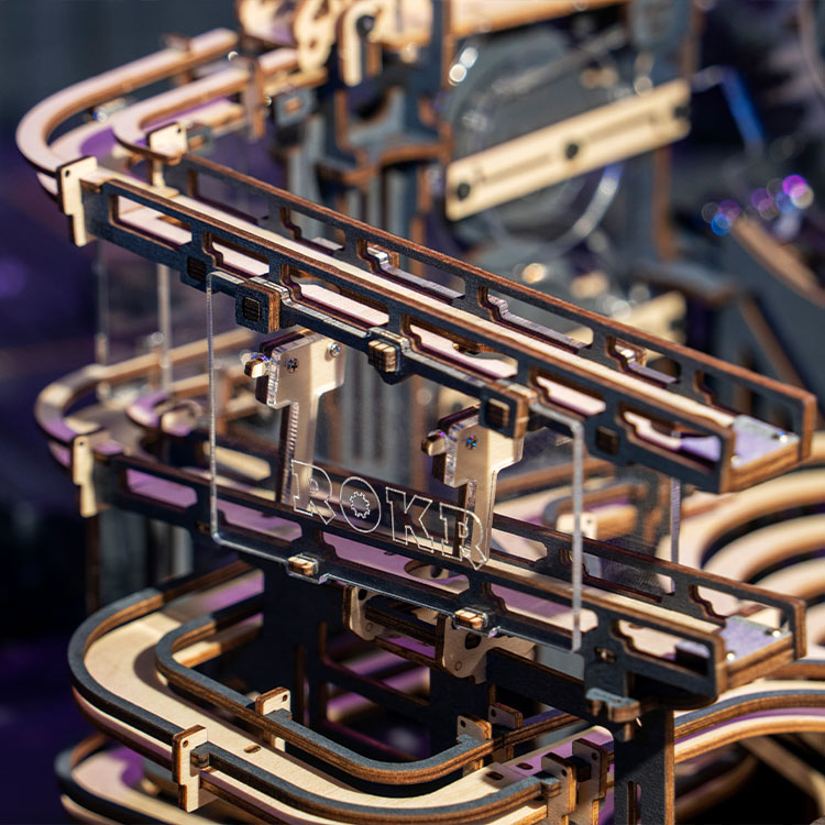 ROLIFE® Þrívíddar viðarpúsl - Marble Night City