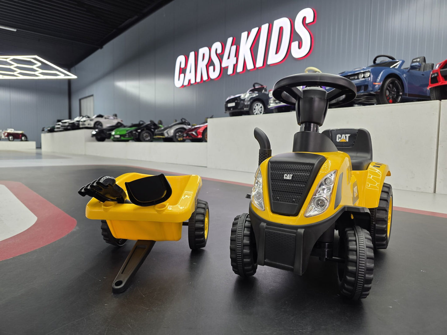 Caterpillar® Sparktraktór með vagn