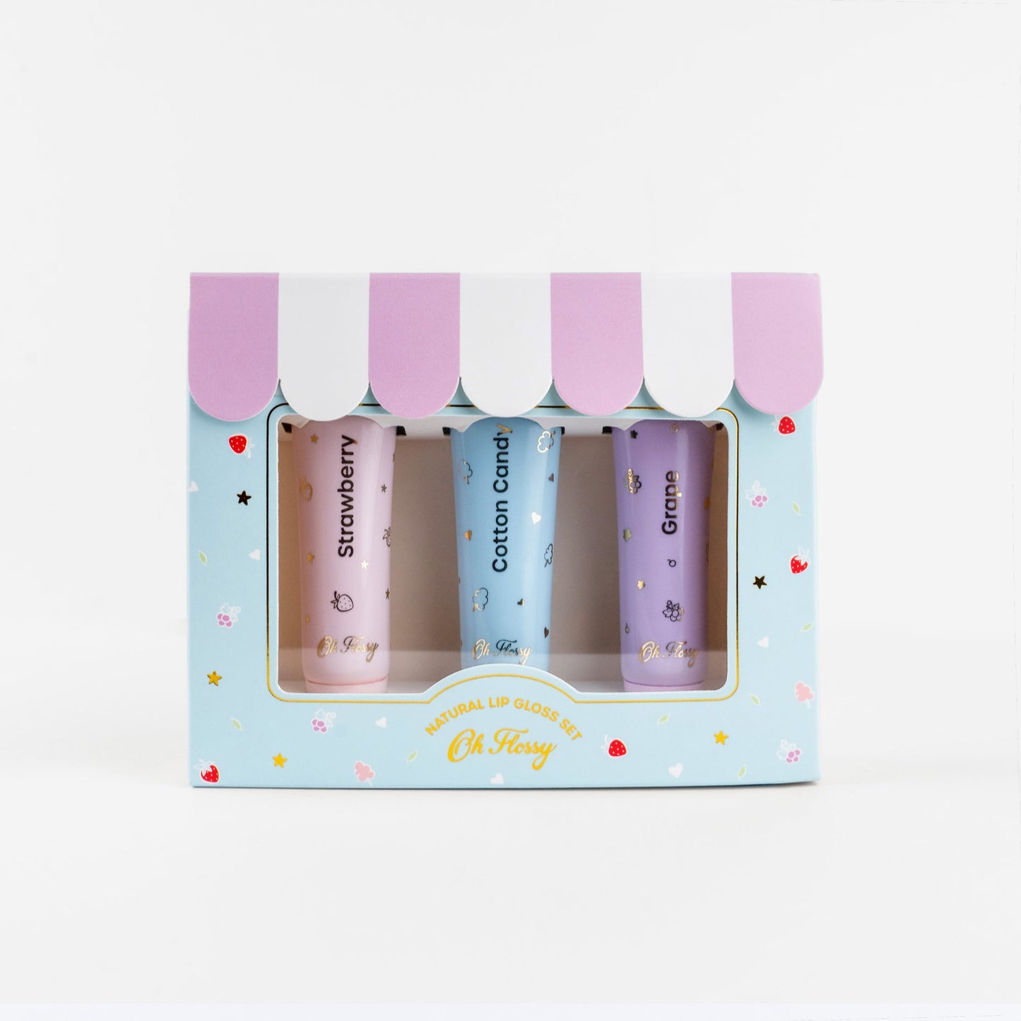 OhFlossy® Náttúrulegt Gloss Sett