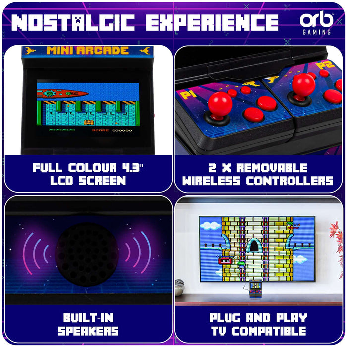 Orb® - 2 player Retro Arcade (300 Leikir)
