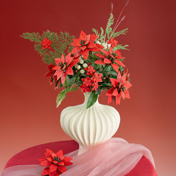 ROLIFE® Þrívíddar viðarpúsl - Poinsettia