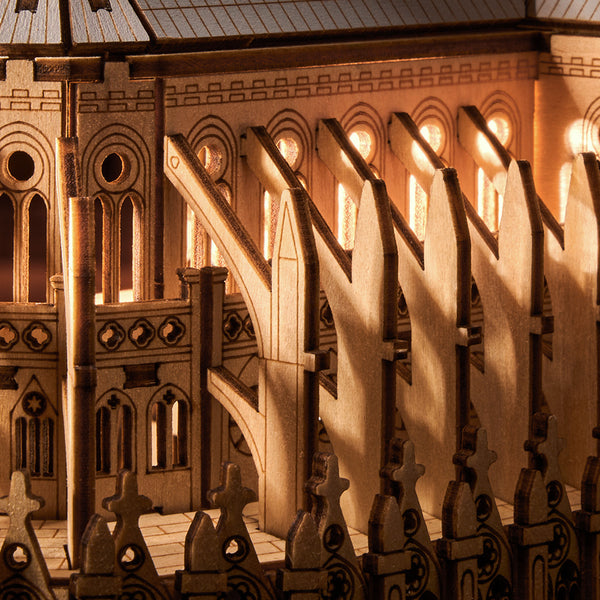 ROLIFE® Þrívíddar viðarpúsl - Paris Cathedral