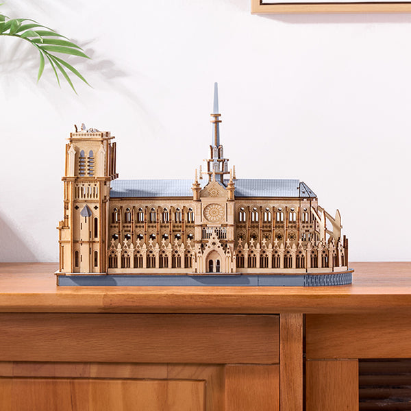 ROLIFE® Þrívíddar viðarpúsl - Paris Cathedral