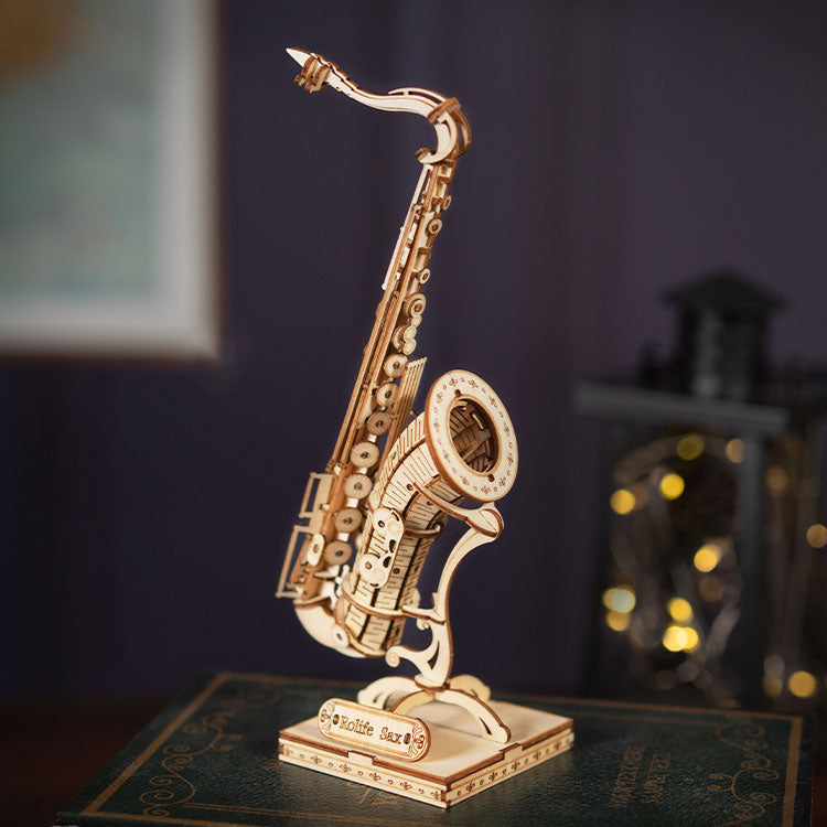 ROLIFE® Þrívíddar viðarpúsl - Saxophone