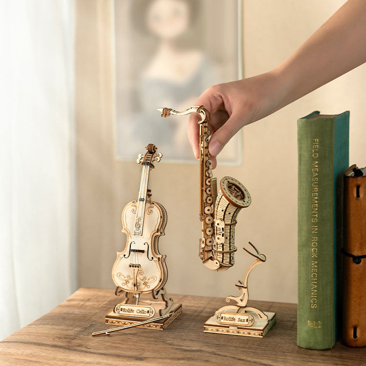 ROLIFE® Þrívíddar viðarpúsl - Saxophone