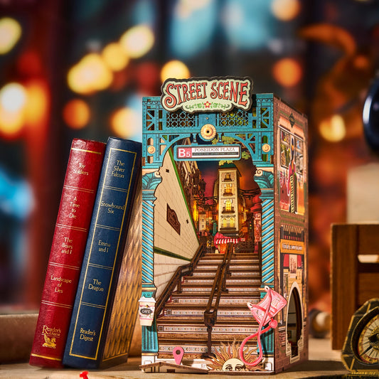ROLIFE® Þrívíddar viðarpúsl - Street Scene