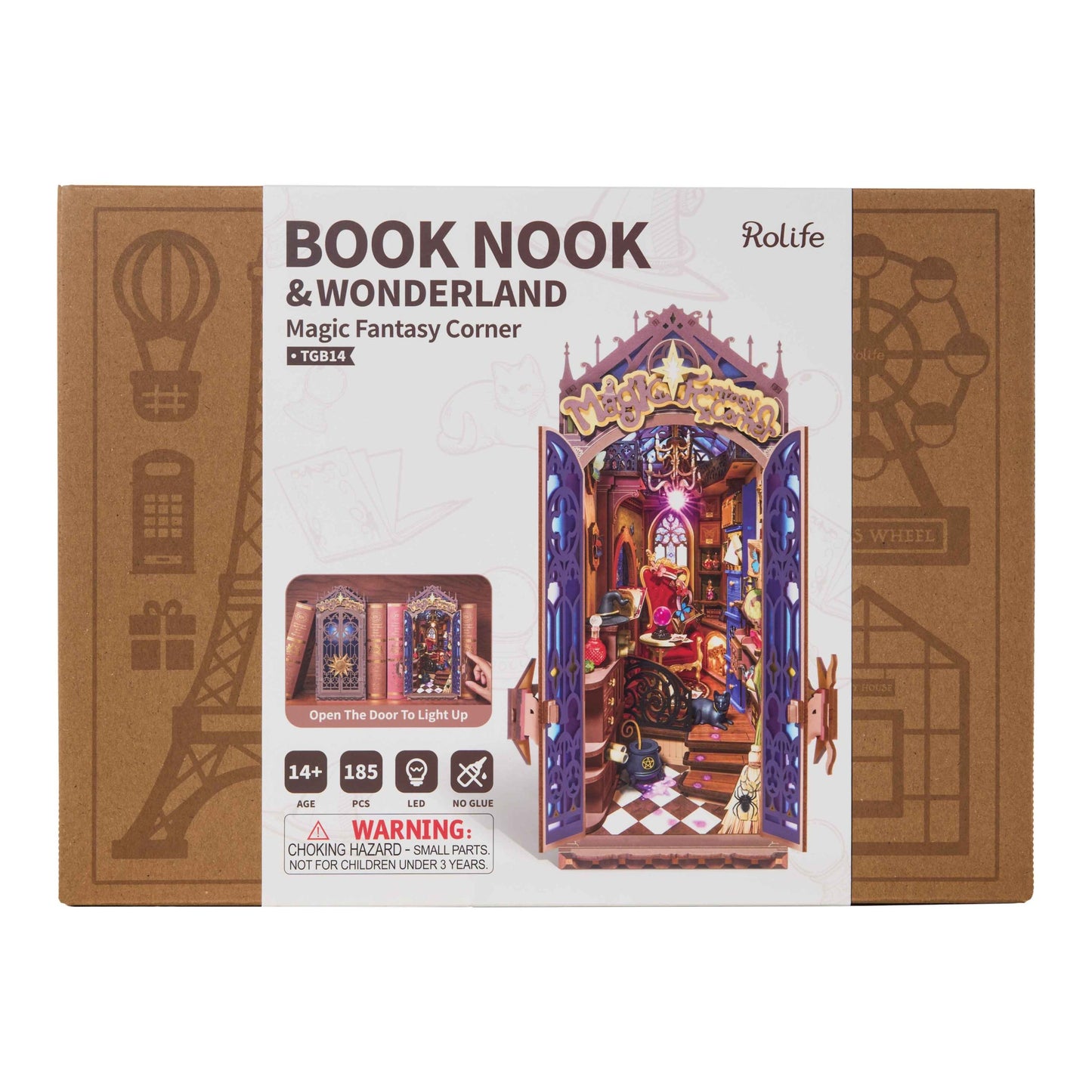 ROLIFE® Þrívíddar viðarpúsl - Magic Fantasy Corner