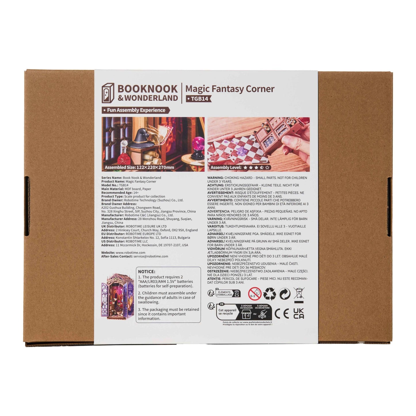 ROLIFE® Þrívíddar viðarpúsl - Magic Fantasy Corner