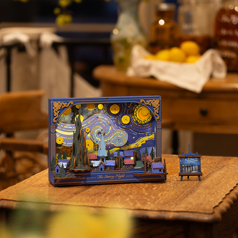 ROLIFE® Þrívíddar viðarpúsl - Starry night