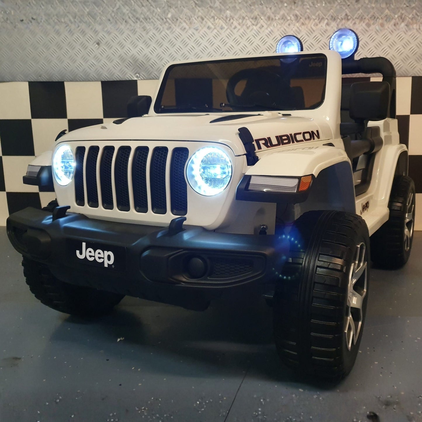 Rafmagnsbíll Fyrir Krakka (Jeep Wrangler)
