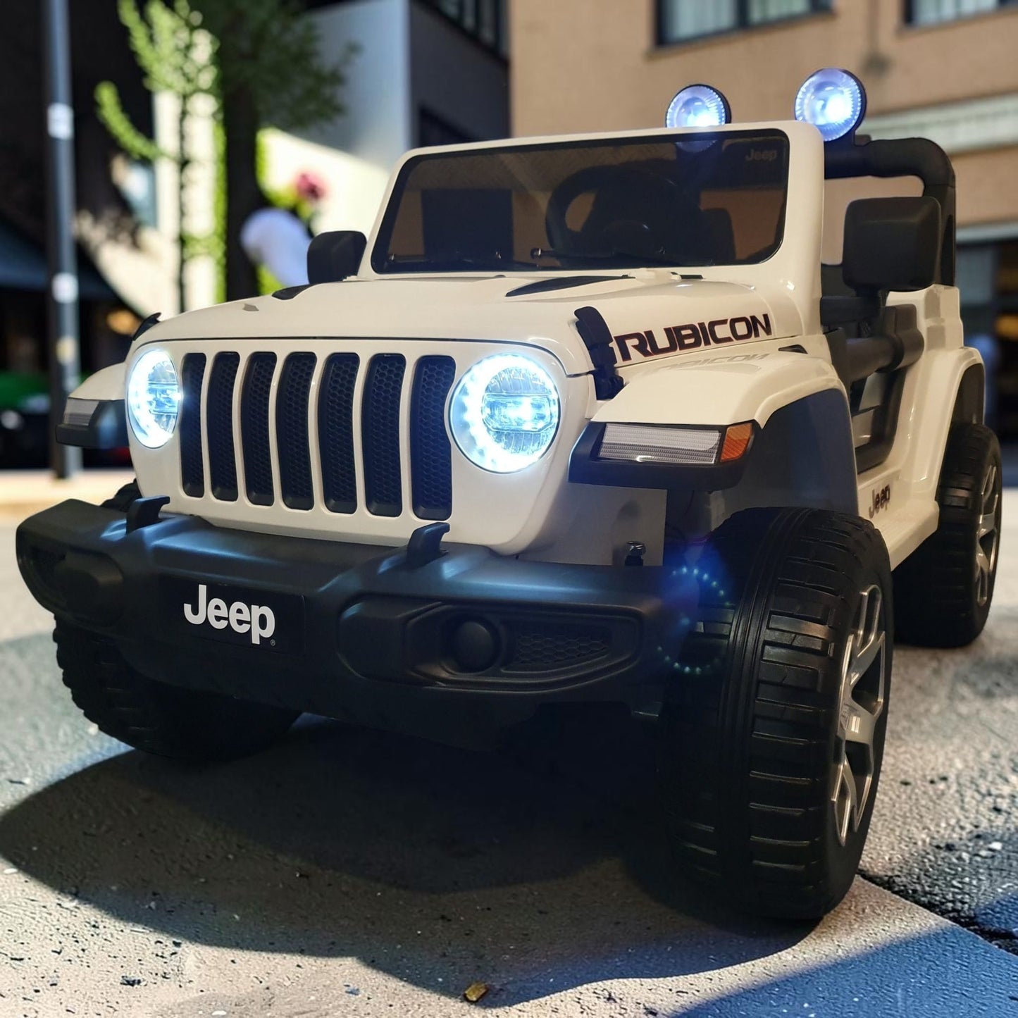 Rafmagnsbíll Fyrir Krakka (Jeep Wrangler)