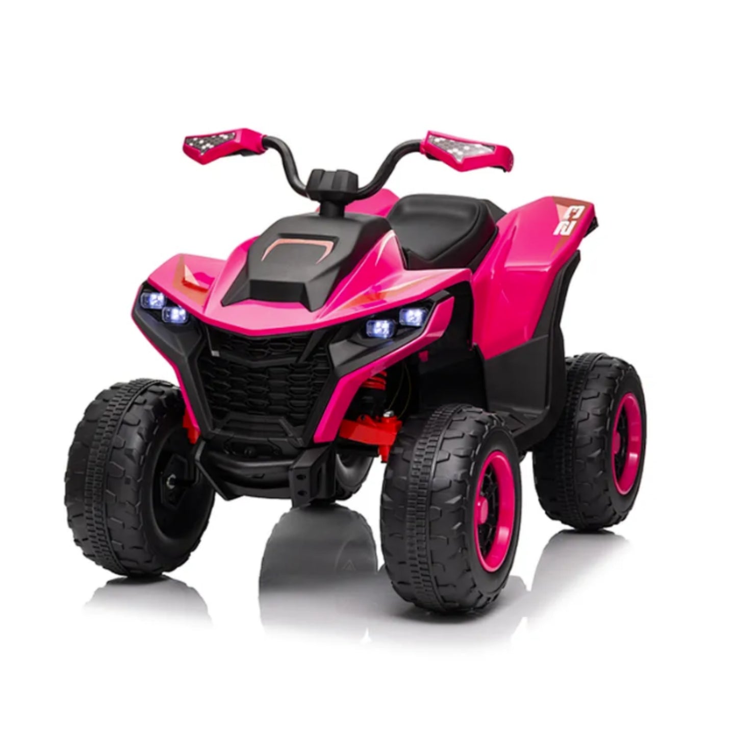 Rafmagnsfjórhjól Fyrir Krakka (Bleikt)