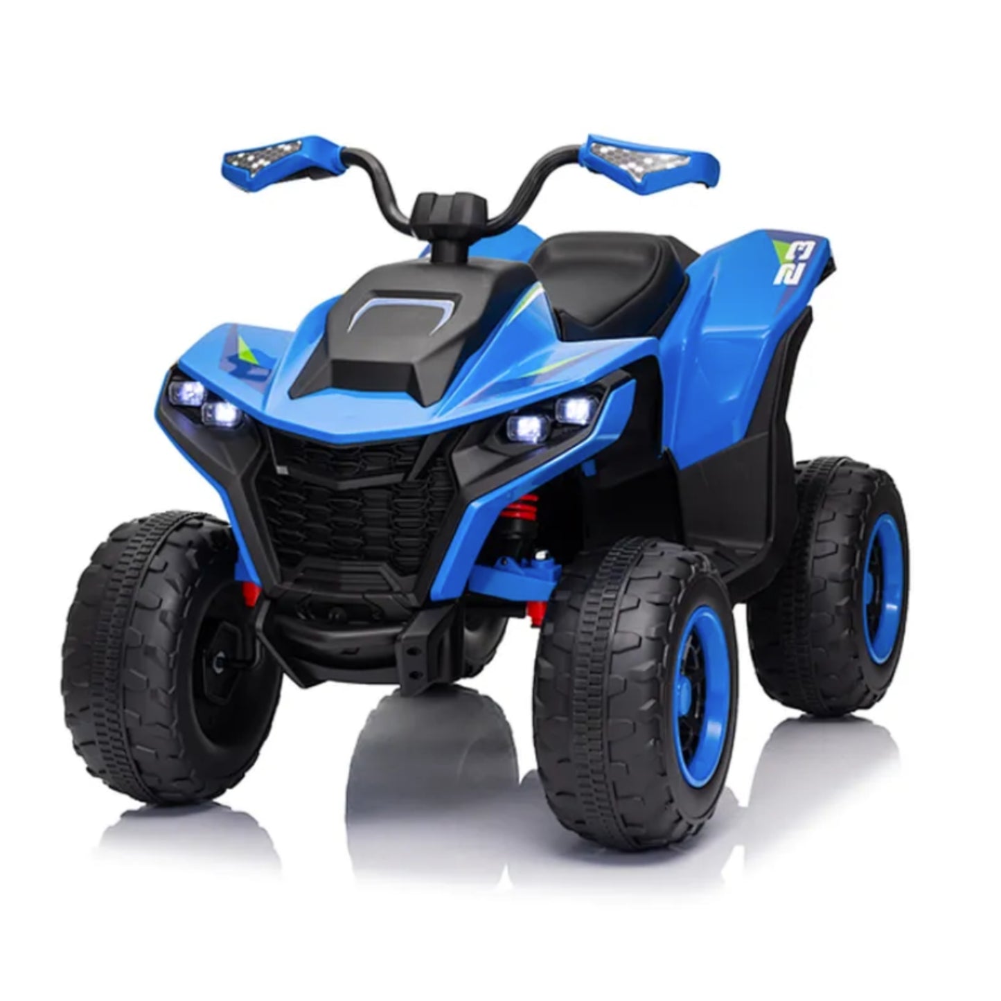 Rafmagnsfjórhjól Fyrir Krakka (Blátt)