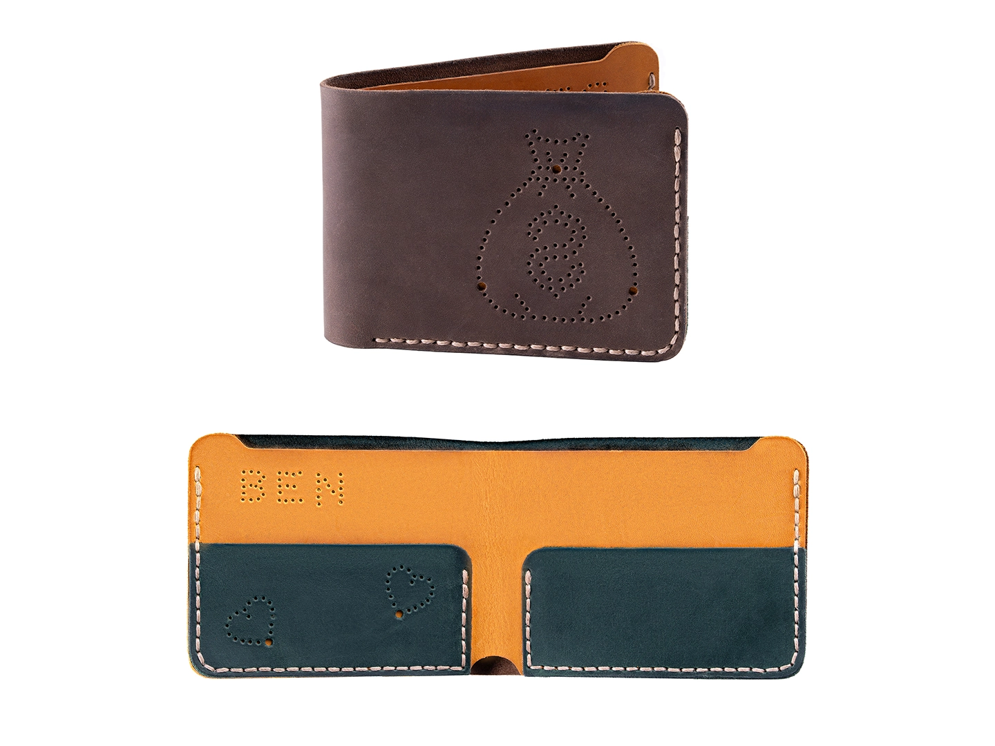 BEAVERCRAFT® DIY Leðurveski