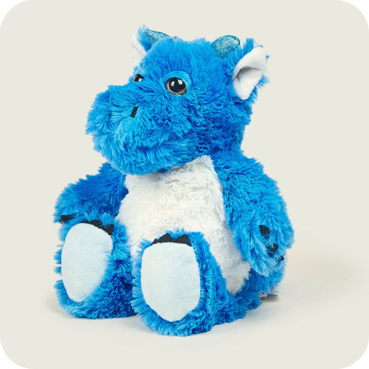 Warmies junior® Blár dreki Hitabangsi