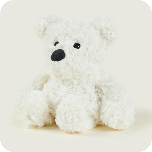 Warmies® Cream Curly Bear