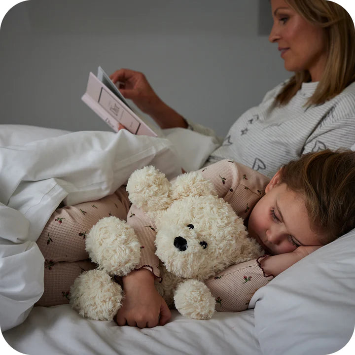 Warmies® Cream Curly Bear