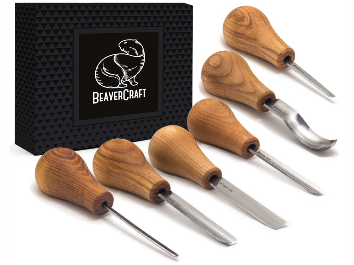 BEAVERCRAFT® Tálgunarsett Hnífar - Forpöntun