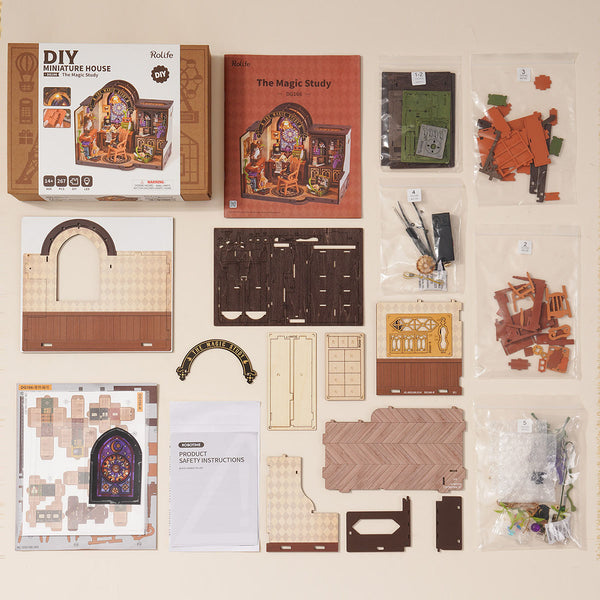 ROLIFE® Þrívíddar viðarpúsl - Magic Study DG166