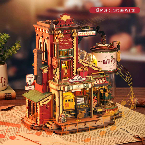 ROLIFE® Þrívíddar viðarpúsl - Dream Gift Factory