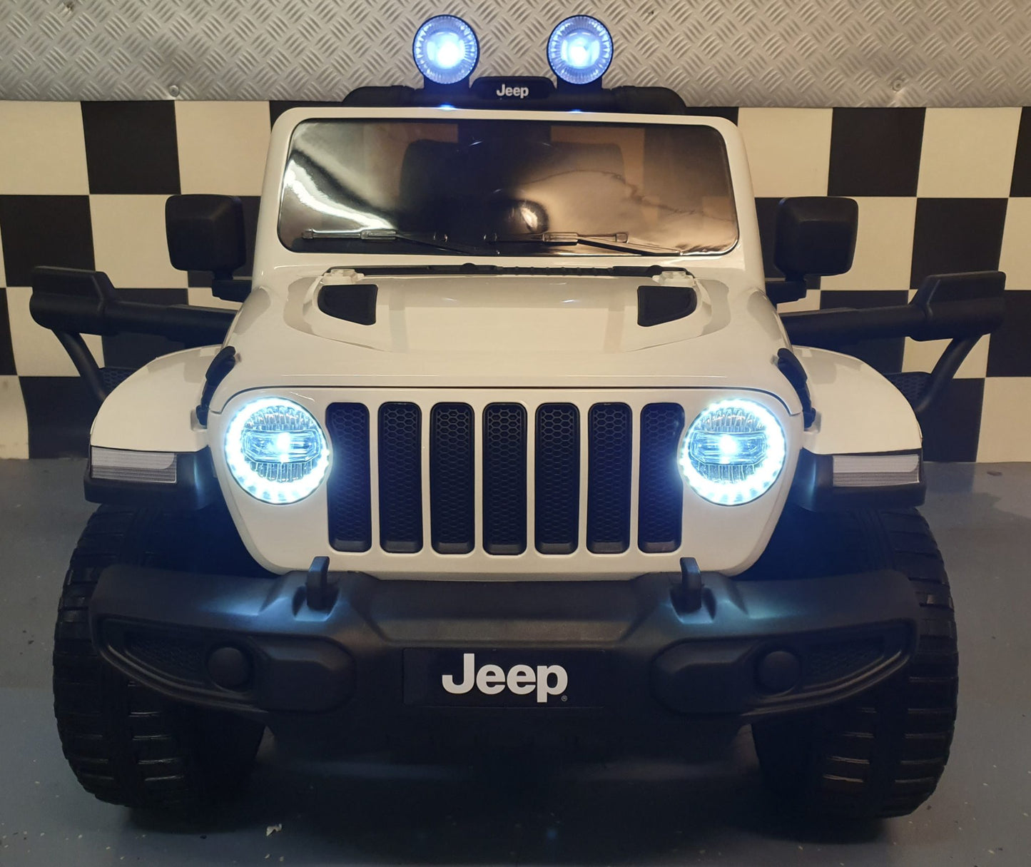 Rafmagnsbíll Fyrir Krakka (Jeep Wrangler)