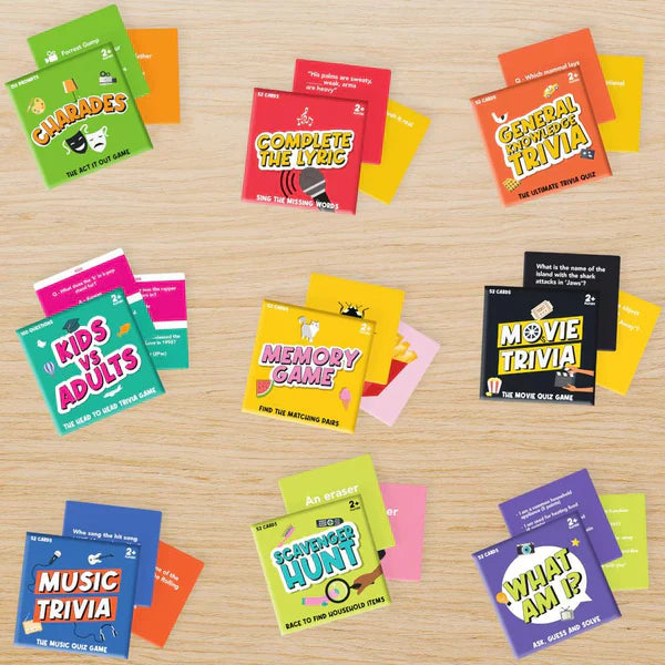 Gift Republic® CARD PACK Mini Counter Top Trivia