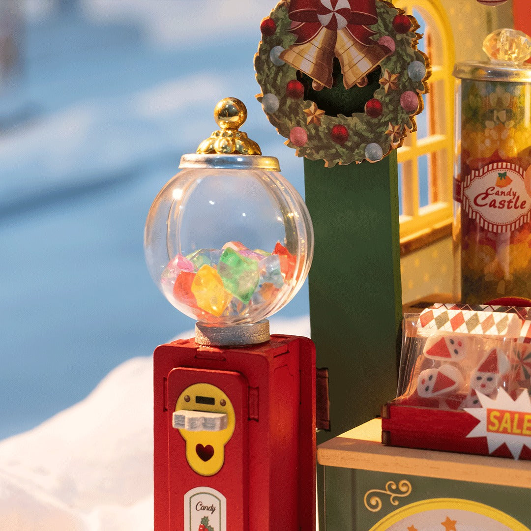 ROLIFE® Þrívíddar viðarpúsl - Christmas Candy Stand