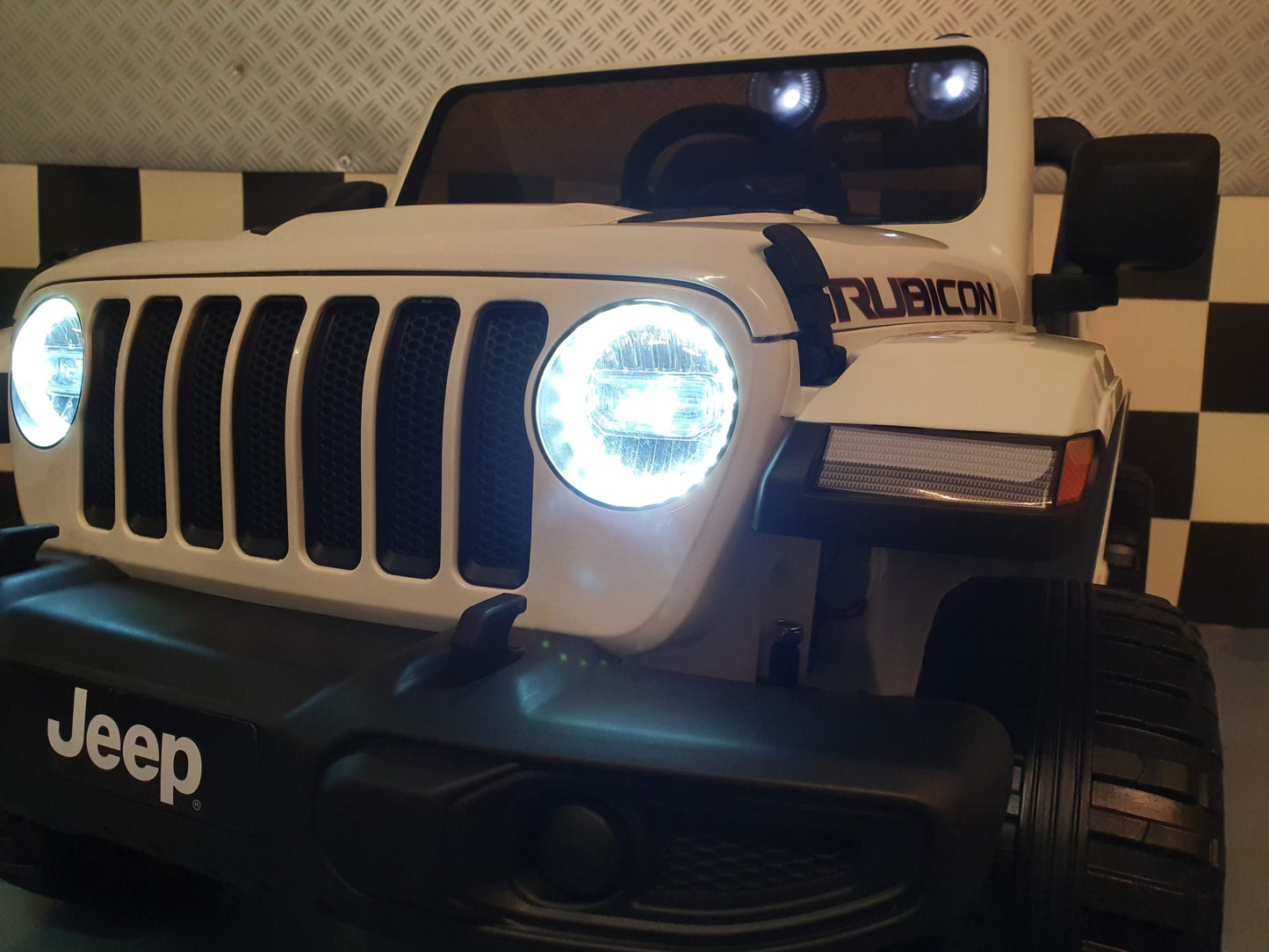 Rafmagnsbíll Fyrir Krakka (Jeep Wrangler)
