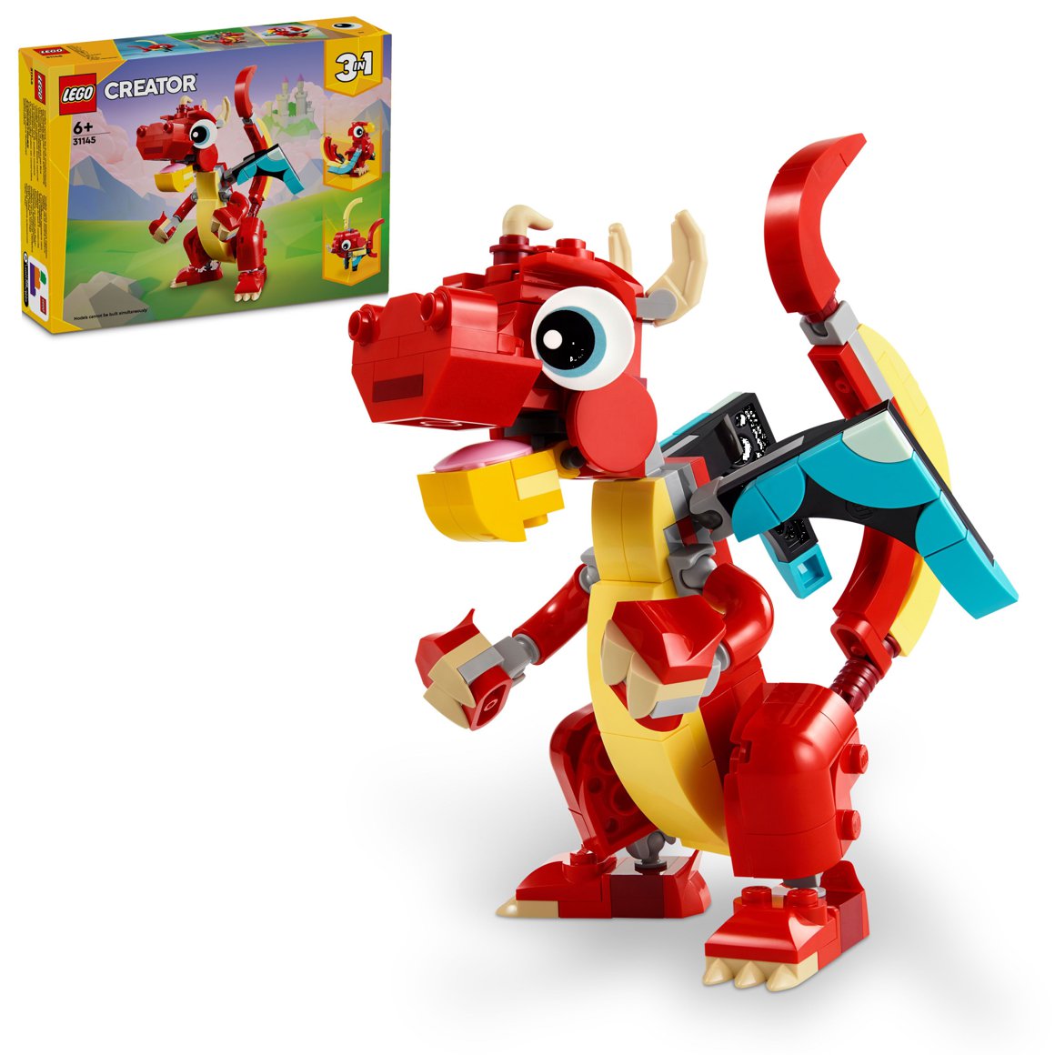 LEGO® Rauður Dreki - Creator 3 in 1