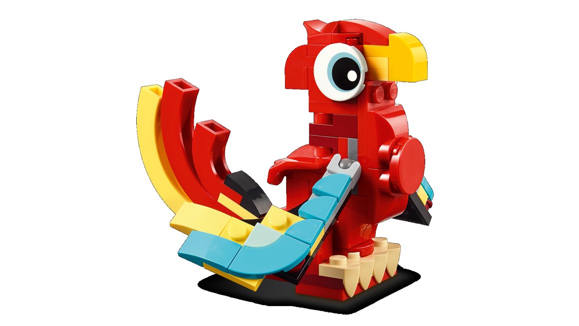 LEGO® Rauður Dreki - Creator 3 in 1