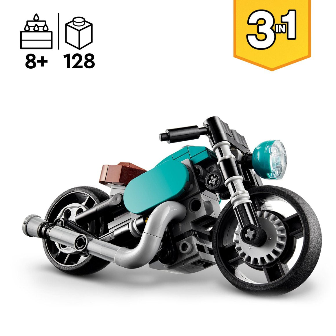 Lego Gamaldags mótorhjól - Creator 3in1