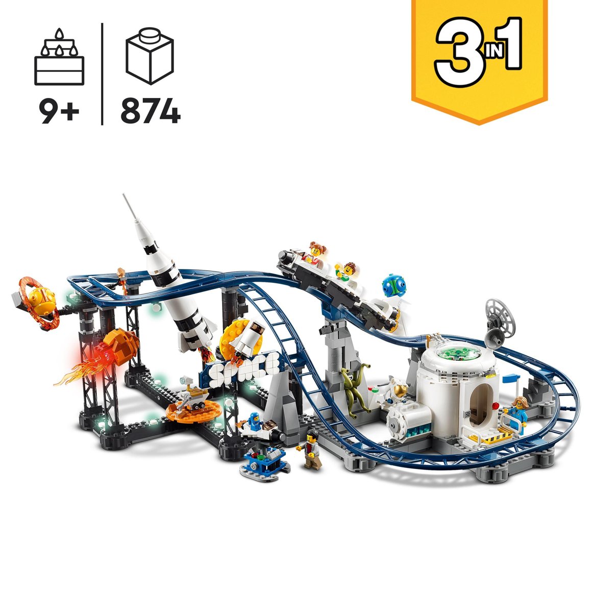 Lego Framtíðar Rússíbani- Creator 3in1