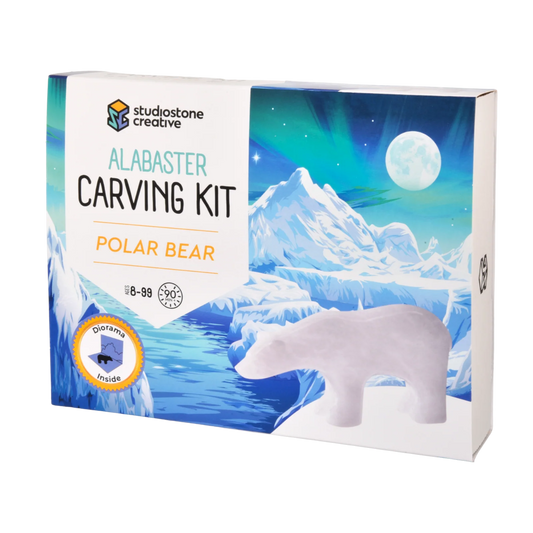 Studiostone Creative - Carving kit (Polar Bear)