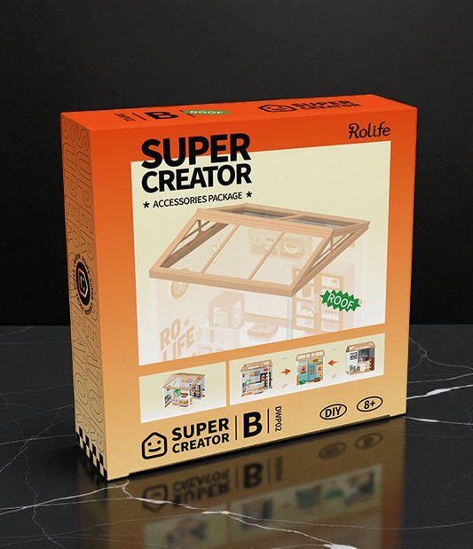 ROLIFE® Þrívíddar viðarpúsl - Plasthlíf (DWP10) fyrir Smáhýsi