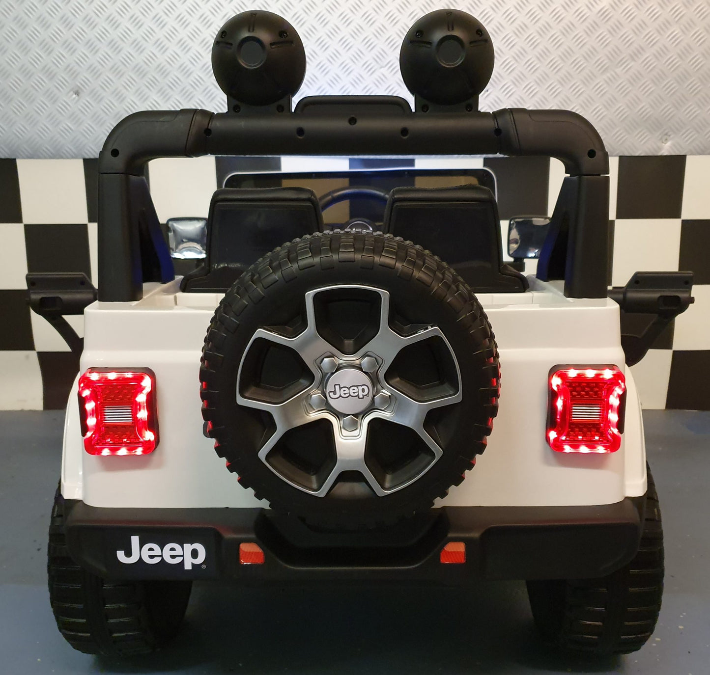 Rafmagnsbíll Fyrir Krakka (Jeep Wrangler)